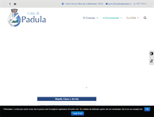 Tablet Screenshot of comune.padula.sa.it